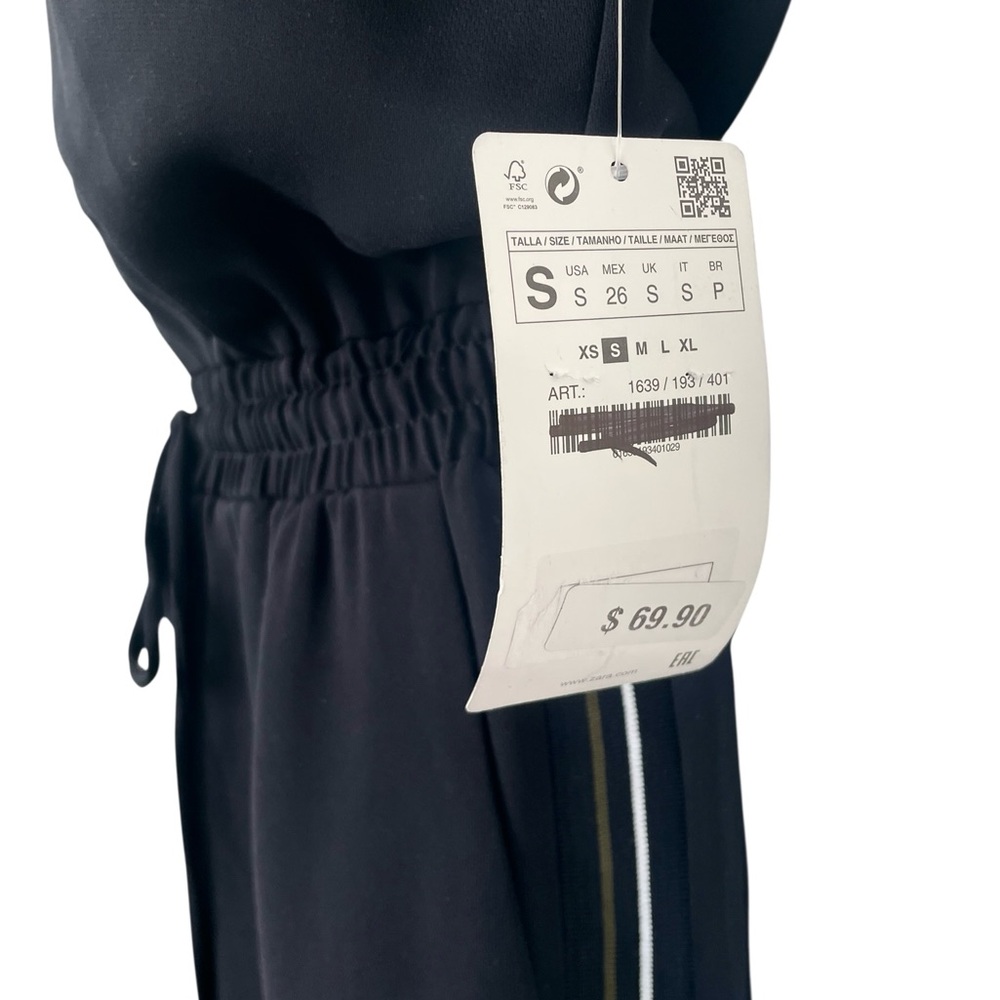 💜 Zara Basic Collection Dark Navy Short Sleeve J… - image 5